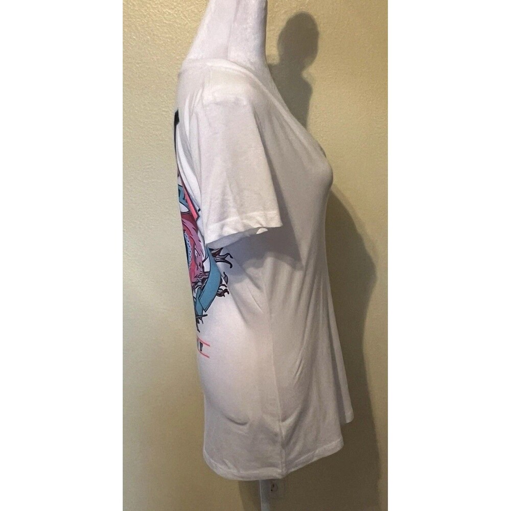 Fox Racing Moto is Life Established 1974 White Graphic Womens SS TShirt Sz L NWT - Picture 7 of 9